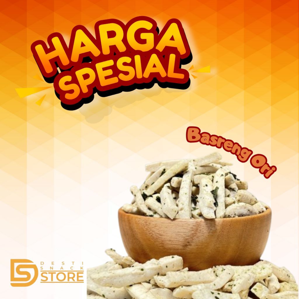 

BASRENG ORIGINAL ASIN DAUN JERUK 500GRAM/CEMILAN ASIN/CEMILAN NAGIH/CEMILAN GURIH/BASRENG ASIN DAUN JERUK/BASRENG 500 GRAM