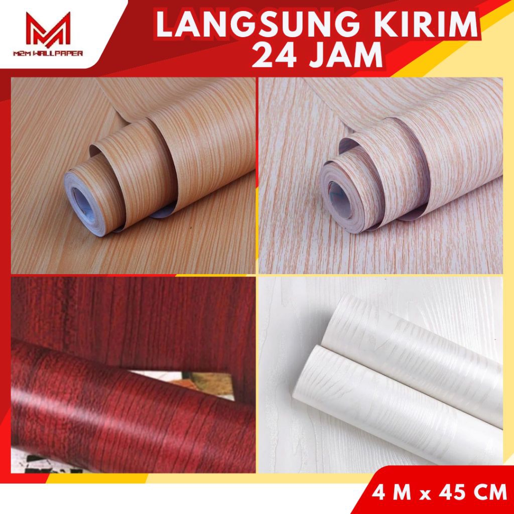 Wallpaper Dinding Motif Kayu Wallpaper Serat Kayu Wallpaper Meja Wallpaper Lemari Sticker Motif Kayu