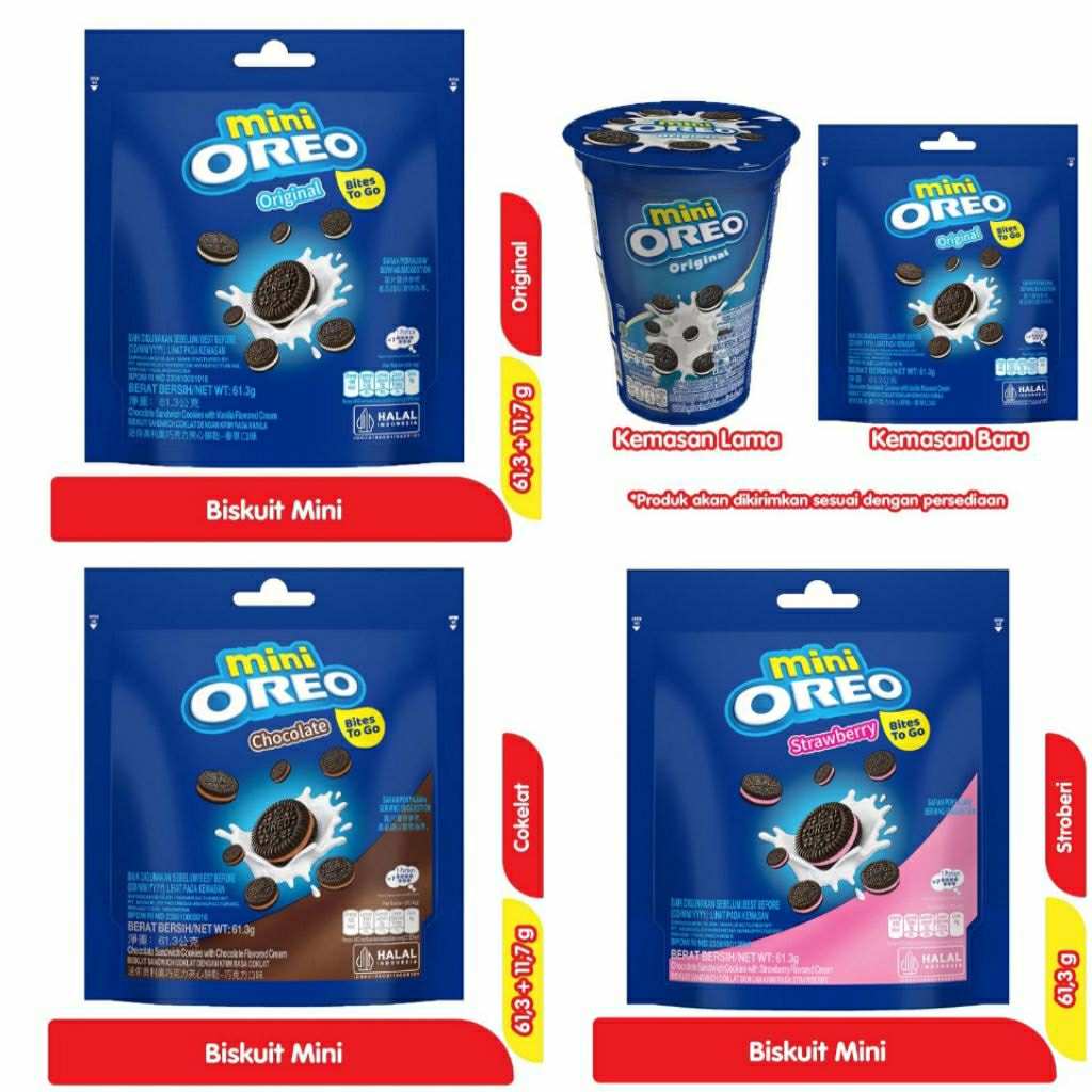 

Oreo Mini Biskuit Krim 61,3g
