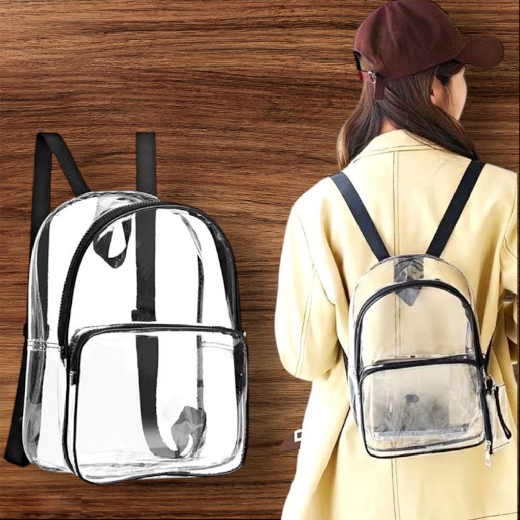 TAS RANSEL TRANSPARAN~TAS KONSER PRIA DAN WANITA~BACKPACK FASHION