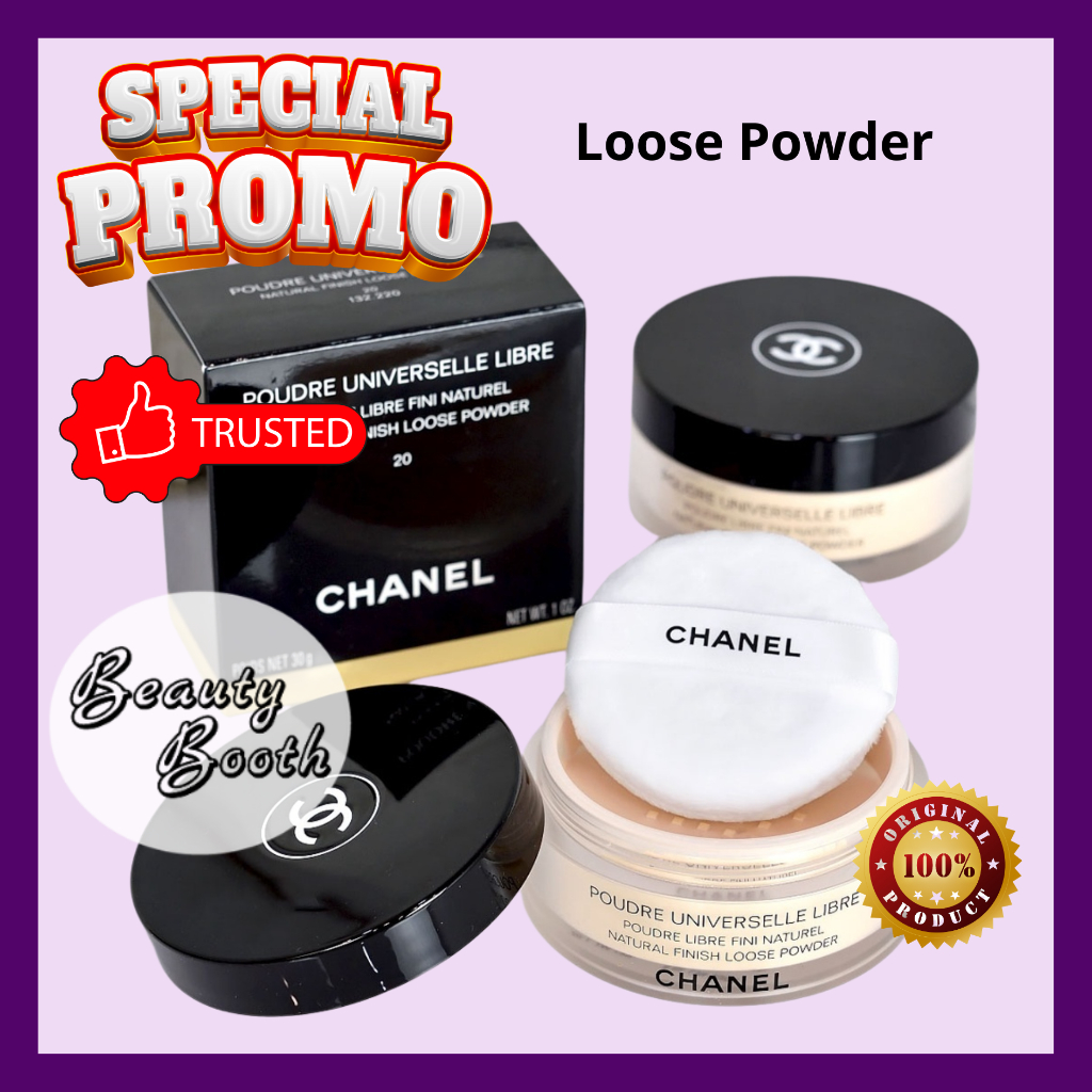 CHANEL Poudre Universelle Libre Natural Finish Loose Powder Bedak Tabur - Beautybooth Beauty Booth