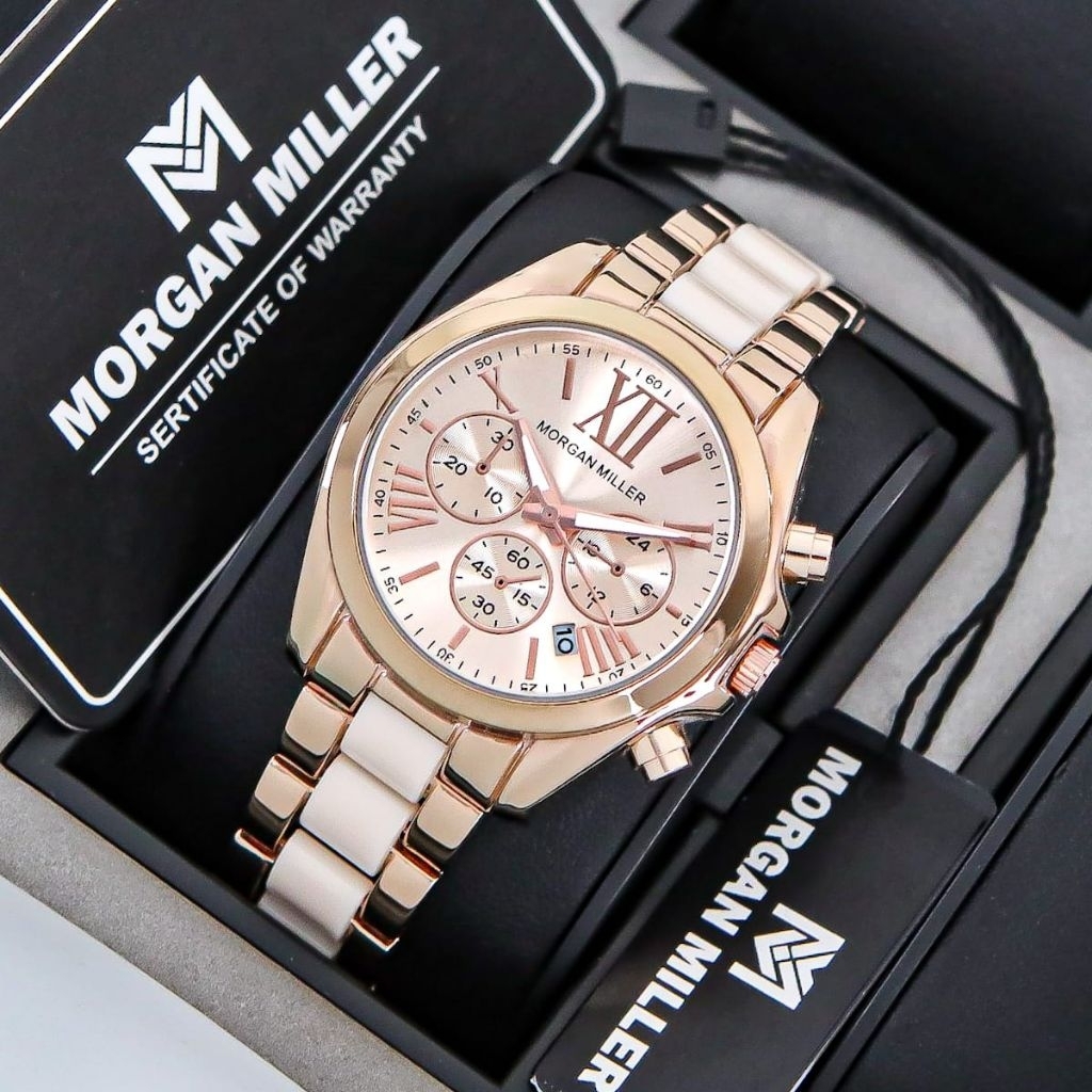 Morgan Miller MM15 Jam Tangan Wanita Original Mika Keramik Tahan Air Water Resist