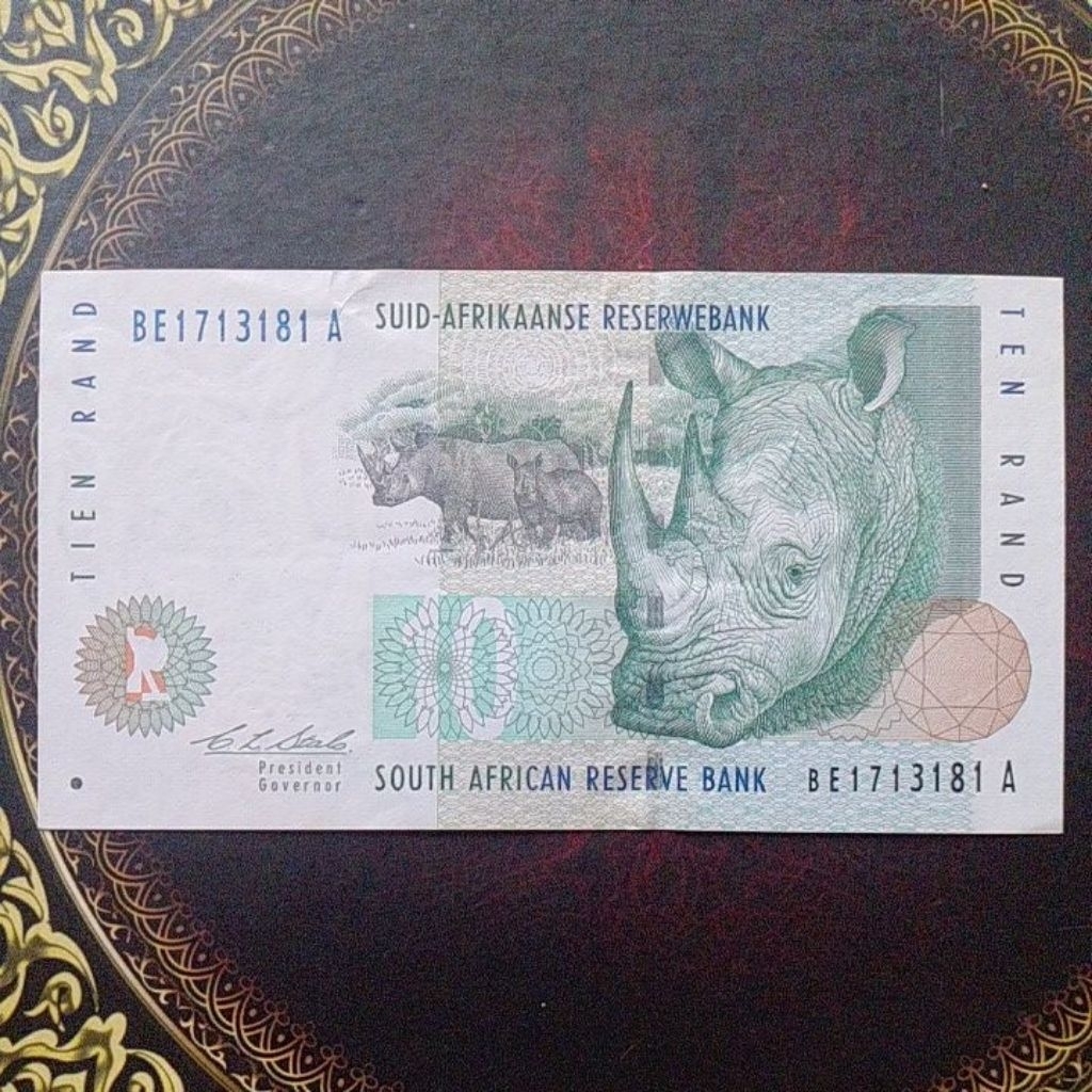 Uang Afrika Selatan 10 rand 1992 vf plus