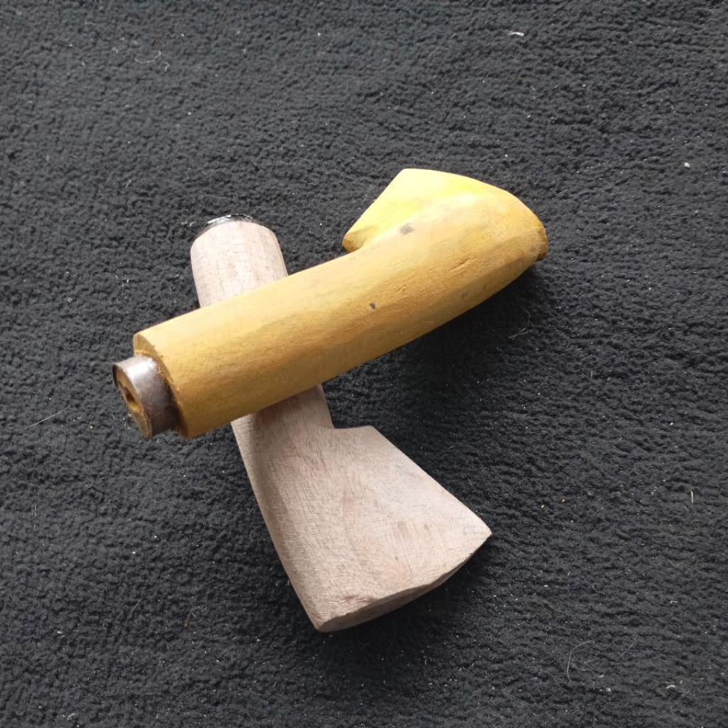 Gagang golok/gagang parang/gagang pedang babat rumput bahan kayu