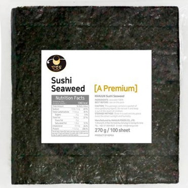 

MANJUN Yuki Sushi Nori Grade A PREMIUM 135gr/50 shct