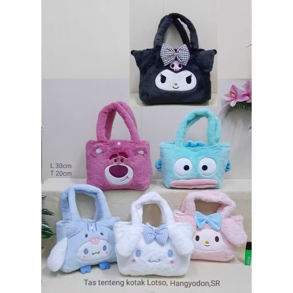 Tas tenteng Stella Lou kuromi Lotso - Tas Tote Bag Stella Lou