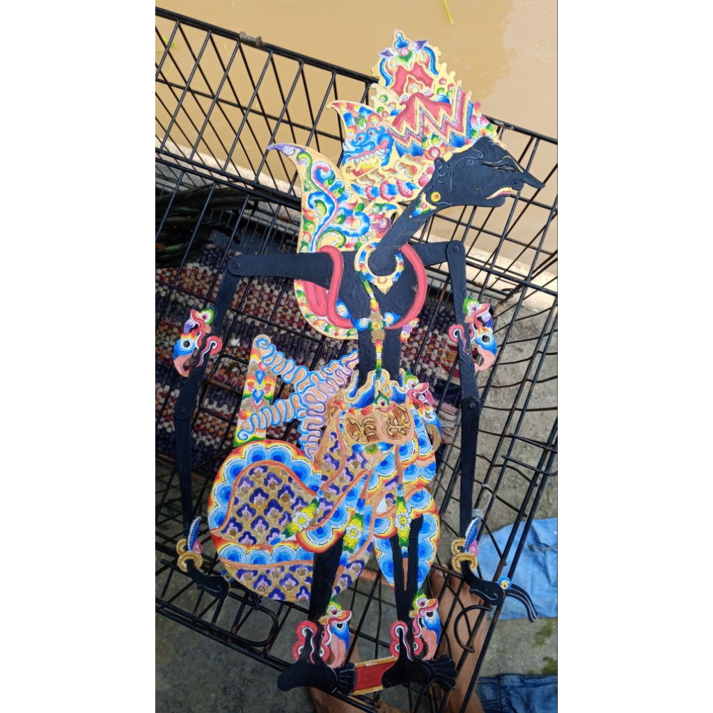 Wayang Kertas Tokoh Prabu Kresna