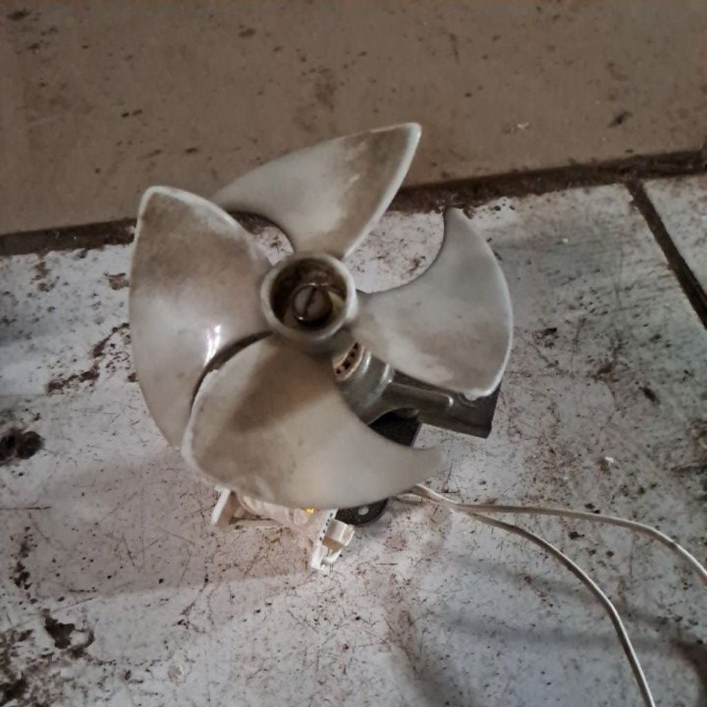 pan dinamo bekas kulkas 2pintu