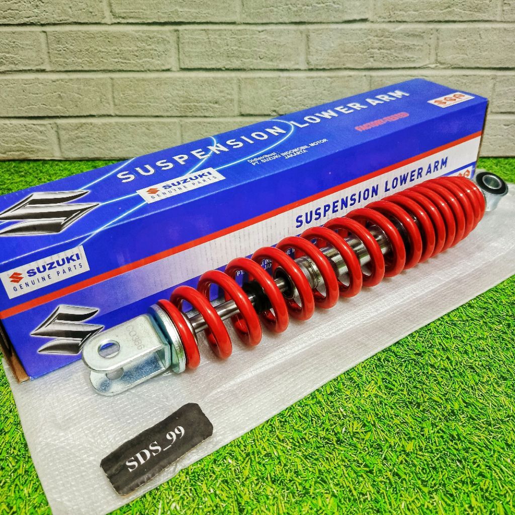 Shock breaker belakang 1set Suzuki Spin 125/Skydrive/Skywave Asli SGP