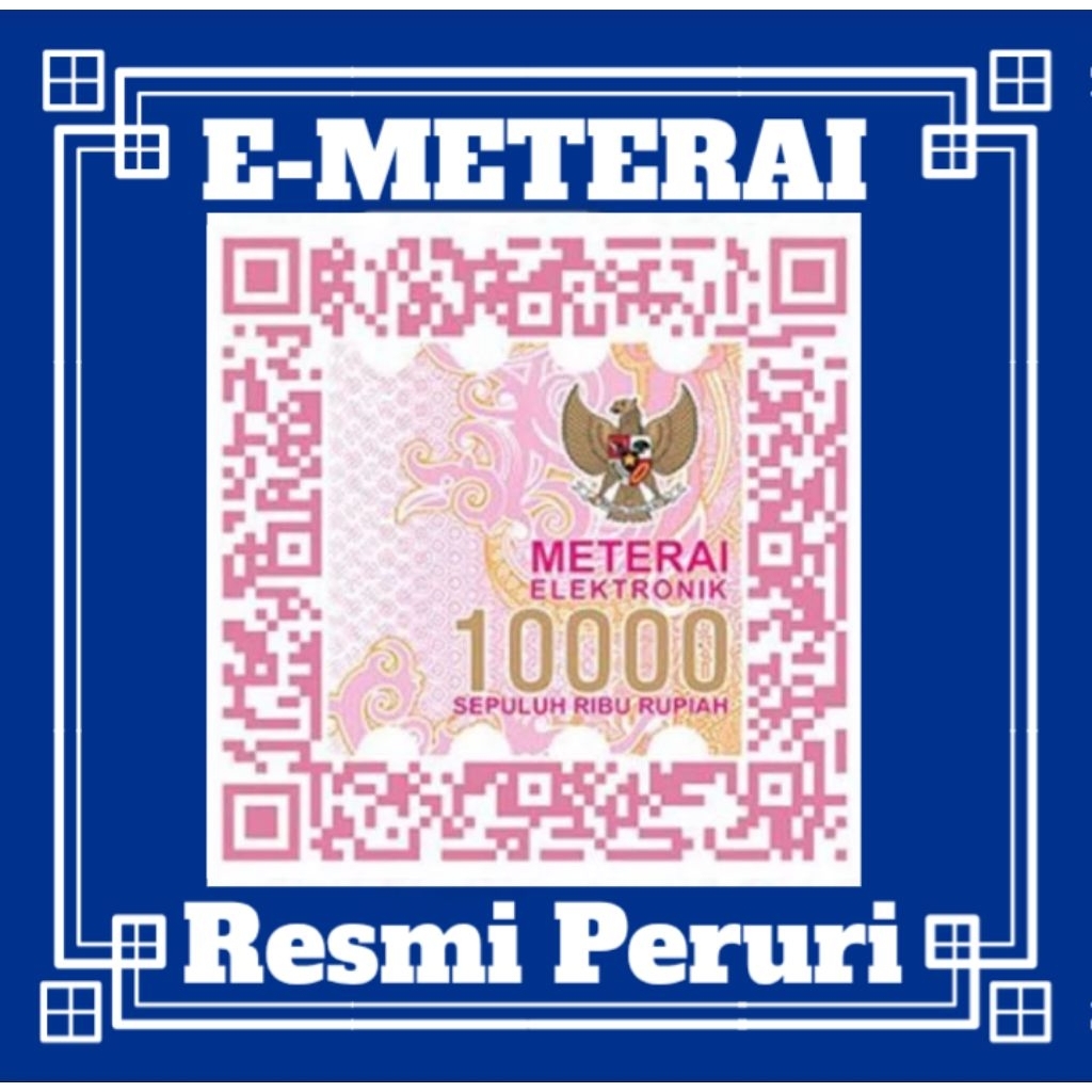 

E-Meterai/Meterai Digital/Meterai Elektronik Resmi PERURI