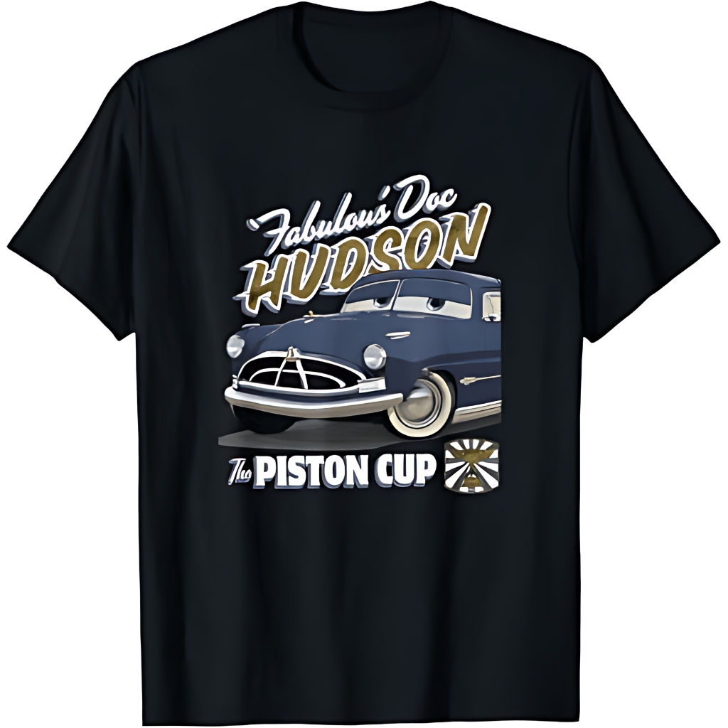 Disney Pixar Cars Fabulous Doc Hudson Vintage Portrait T-Shirt