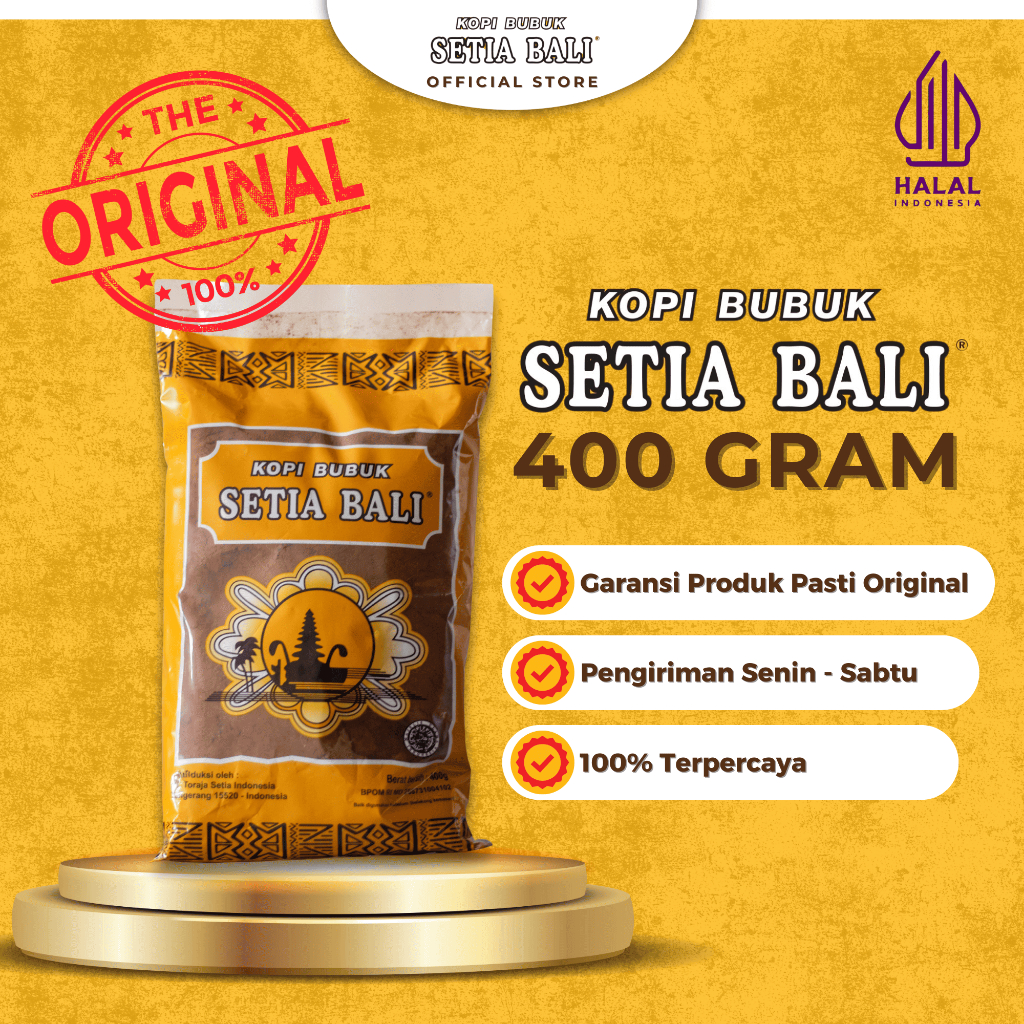 

Kopi Bubuk Setia Bali 400 gram
