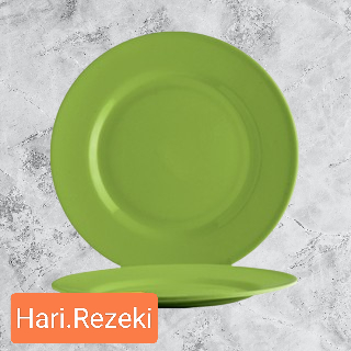 [1 LUSIN] PIRING MAKAN CEPER BULAT MELAMIN