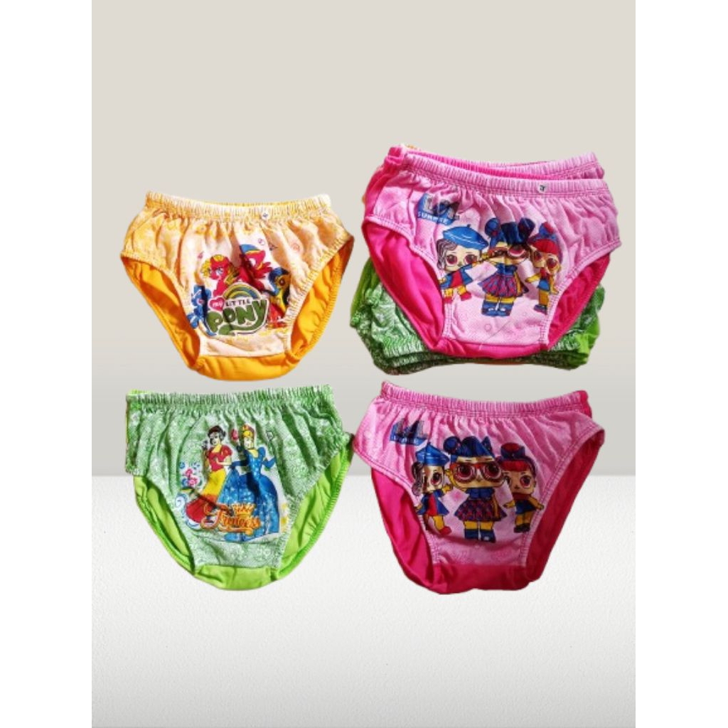 [GROSIR ISI 12 pcs] Celana Dalam Anak | Celana Dalam Anak Perempuan | Celana Dalam LOL, KUDA PONY, P