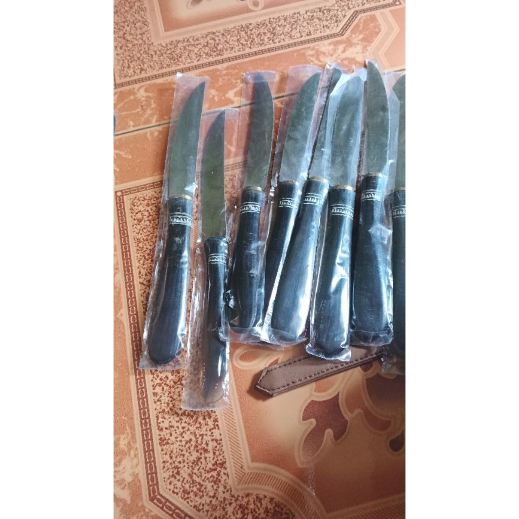 pisau galonggong gagang tanduk asli Tasik