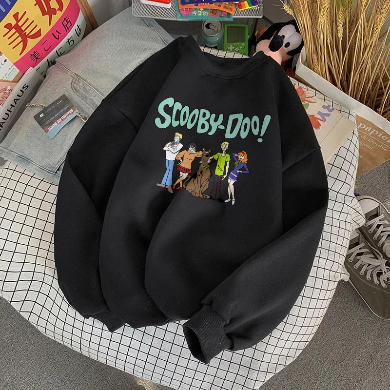 Sweater  Korean Style Terbaru Gambar Kartun Scooby-Doo Bahan Cotton