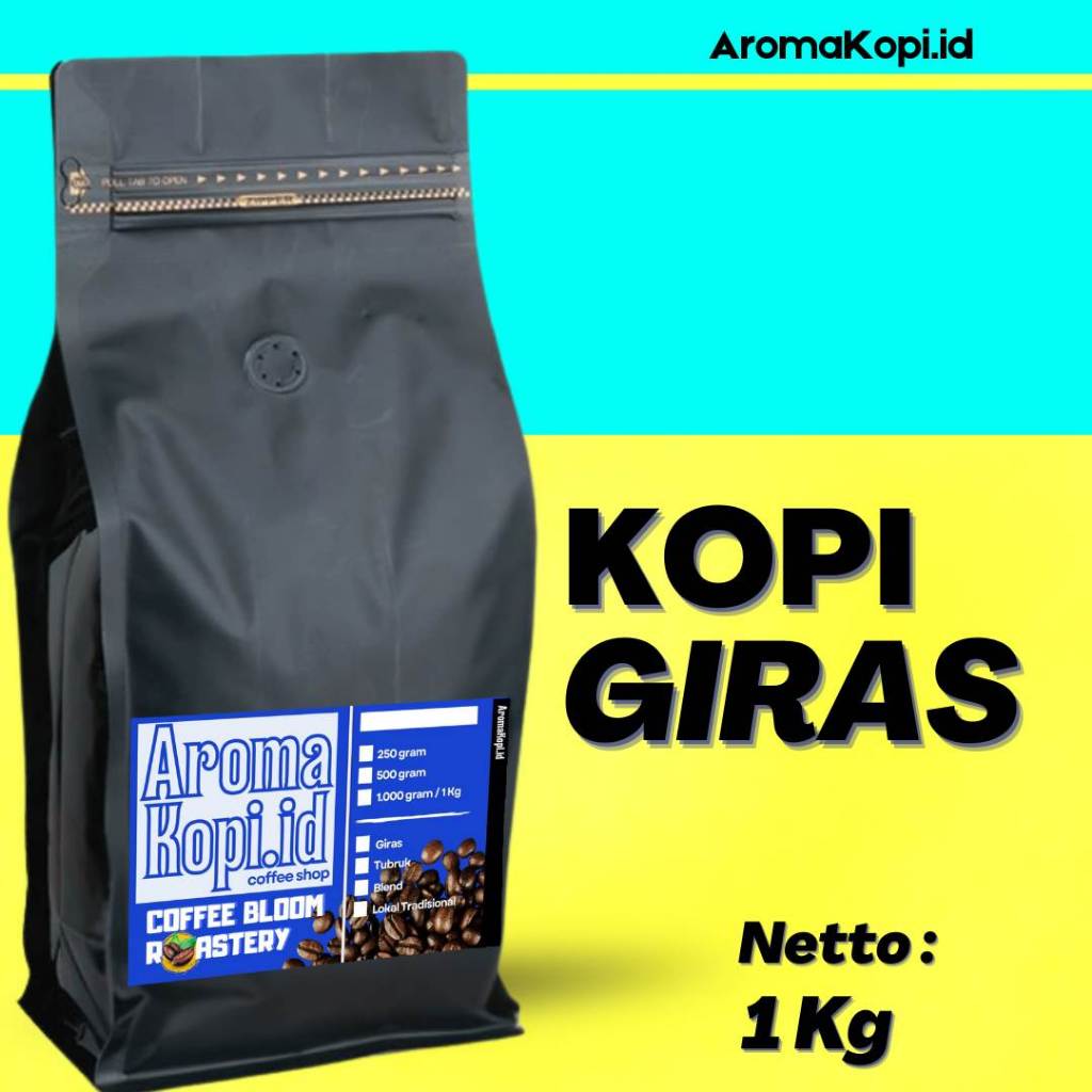 

Kopi Bubuk Giras Enak Murah Kualitas Special 1 Kg – Rasa Kopi Murni, Dijamin MANTAP!