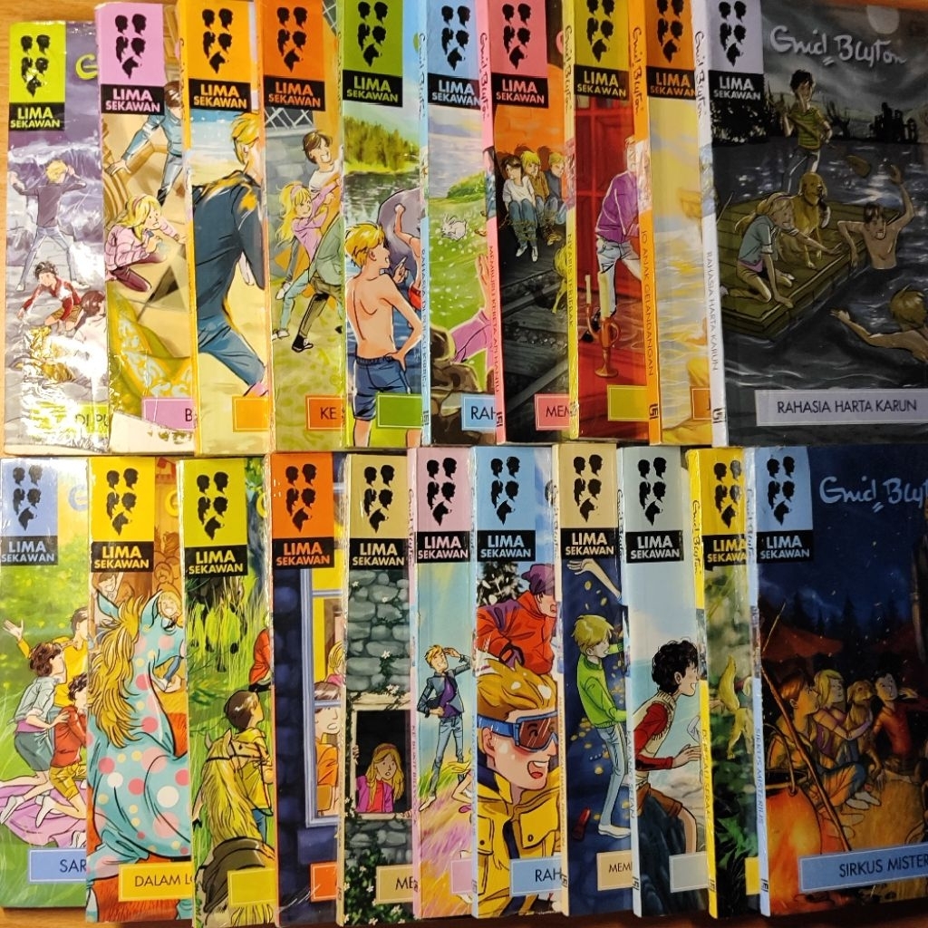 [BOOKED] preloved novel set lima sekawan enid blyton