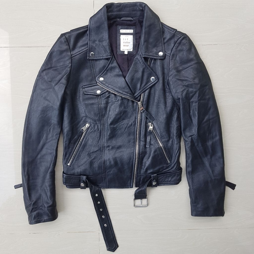 JAKET KULIT ASLI RAMONES ZARA