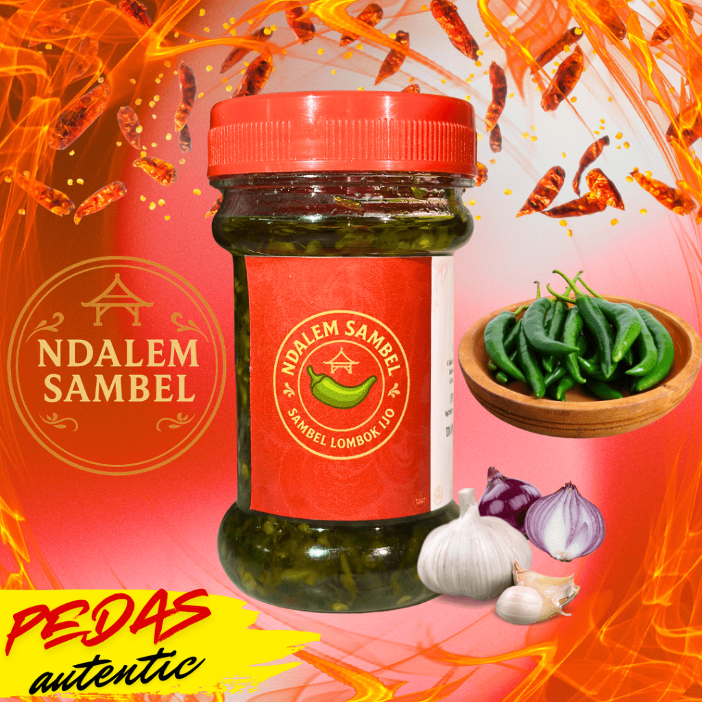 

SAMBAL LOMBOK IJO by NDALEM SAMBEL Pedas Enak Berkualitas Original