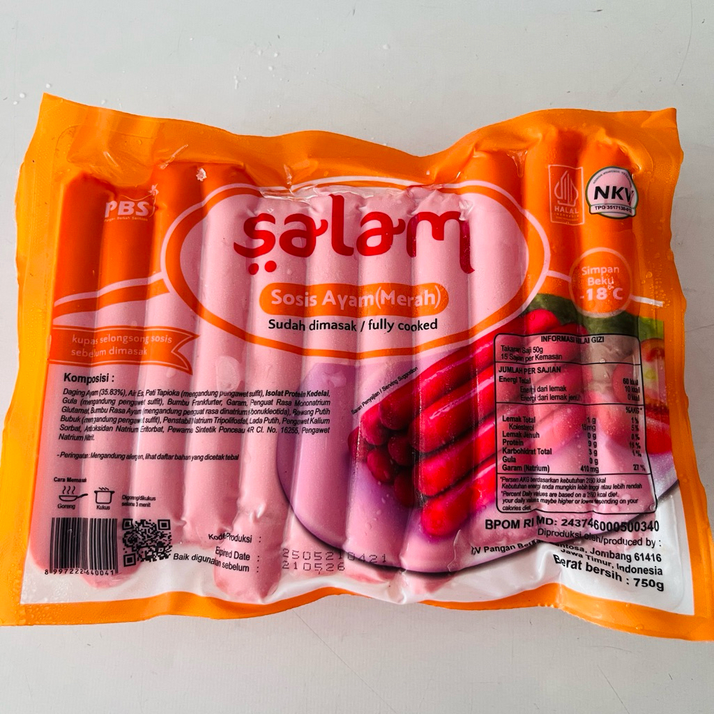 

sosis salam 750gram