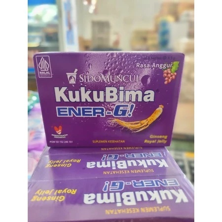 

( 1 Slop isi 10 Box) KukuBima Ener-G rasa Anggur