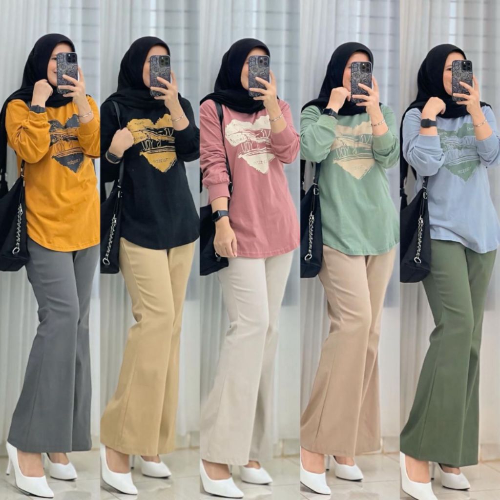 SET CUTBRAY LOVE / STELAN WANITA