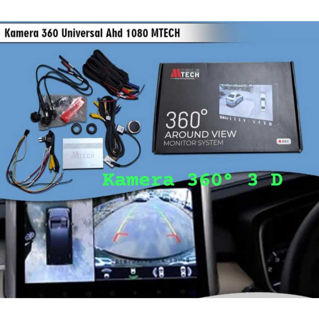 Kamera 360° Mtech 3 D - Mobile Tech Kamera 360° 3 D Universal