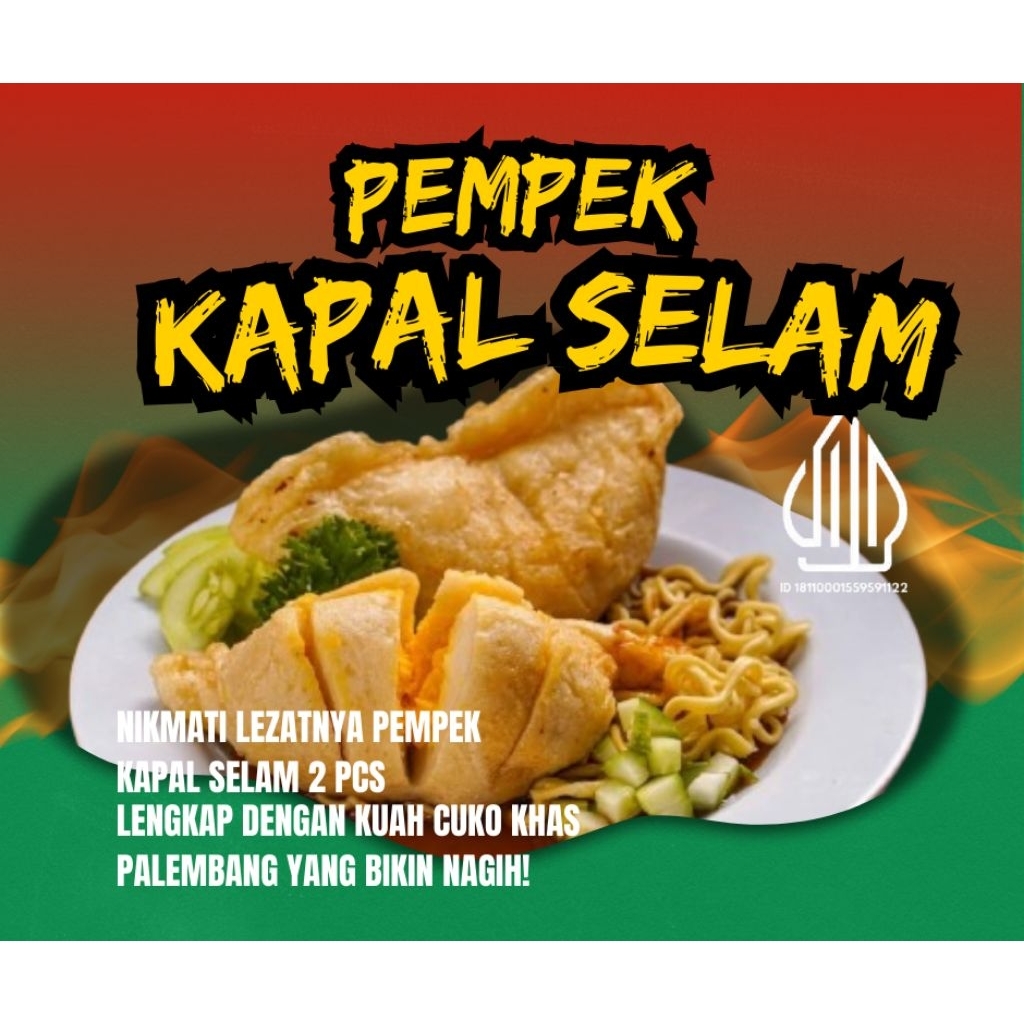 

PEMPEK KAPAL SELAM JUMBO 2PCS SUDAH TERMASUK CUKO