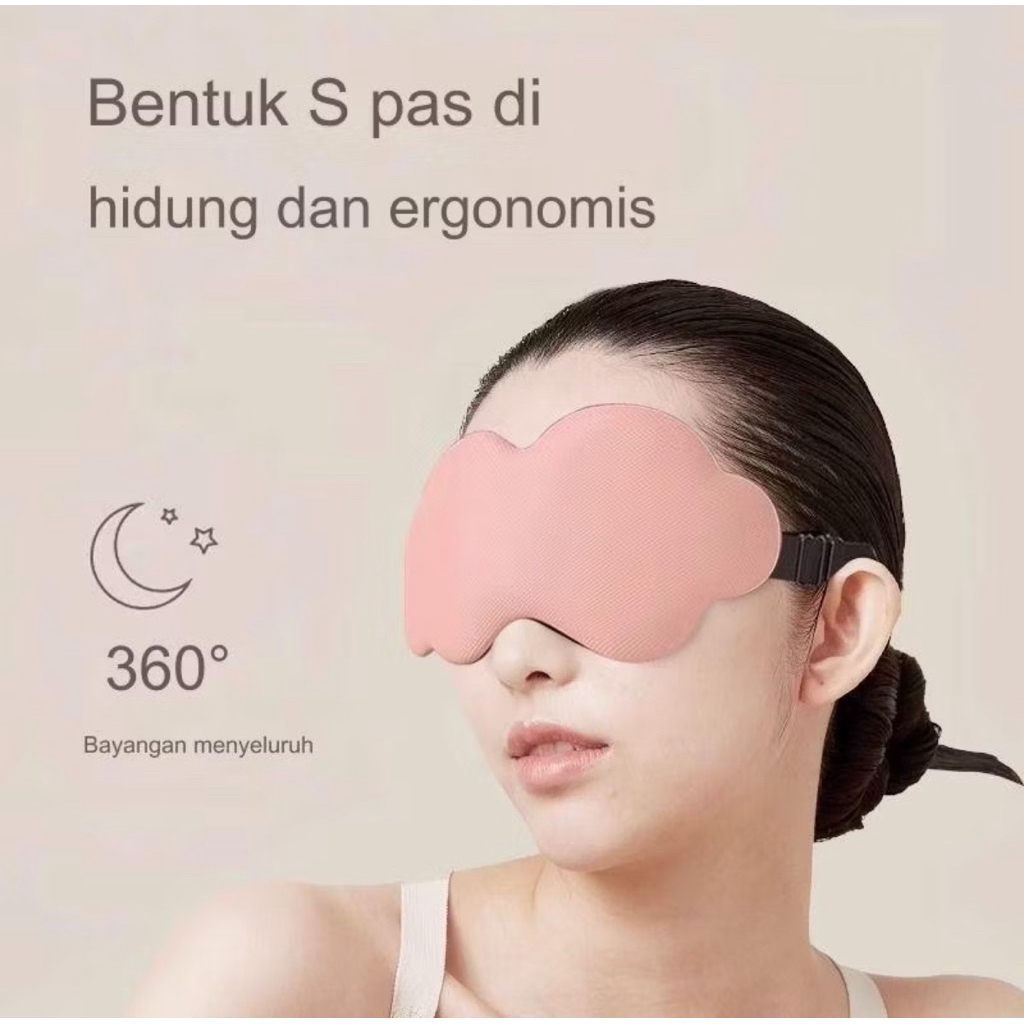 Masker penutup Mata Tiga Dimensi untuk tidur/Masker Mata Awan/Masker Mata Pria dan Wanita Bernapas/M
