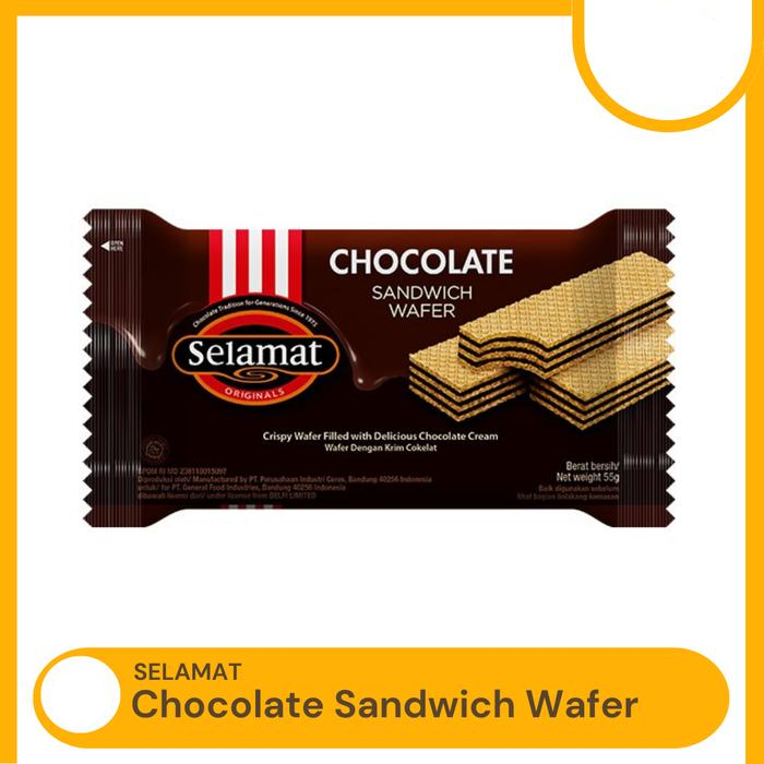 

SELAMAT WAFER CHOCOLATE CREAM PCK 60/45g