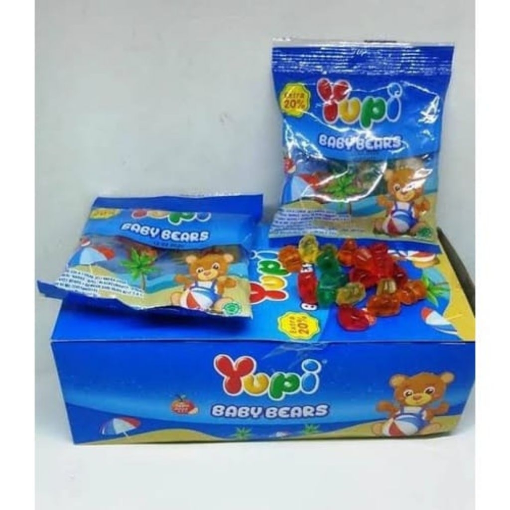 

permen yupi bany bears 1 box