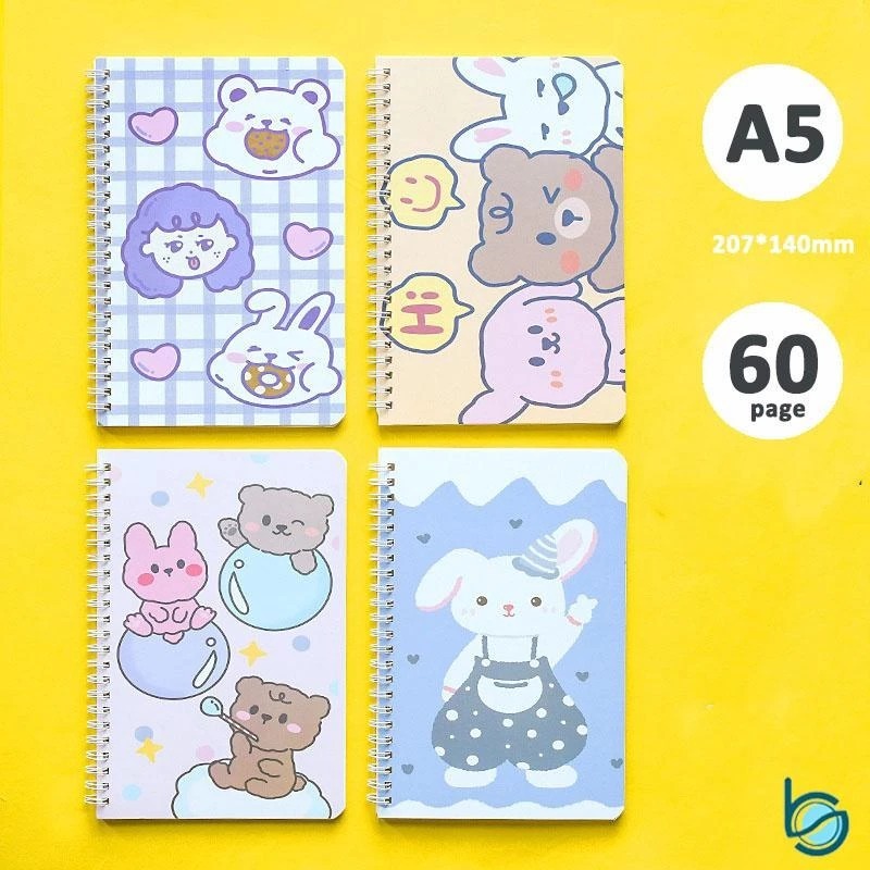 

Buku Tulis A5 60 lembar/Notebook A5/buku catatan A5/Buku Tulis Sekolah isi 60 lembar - Best Stationary