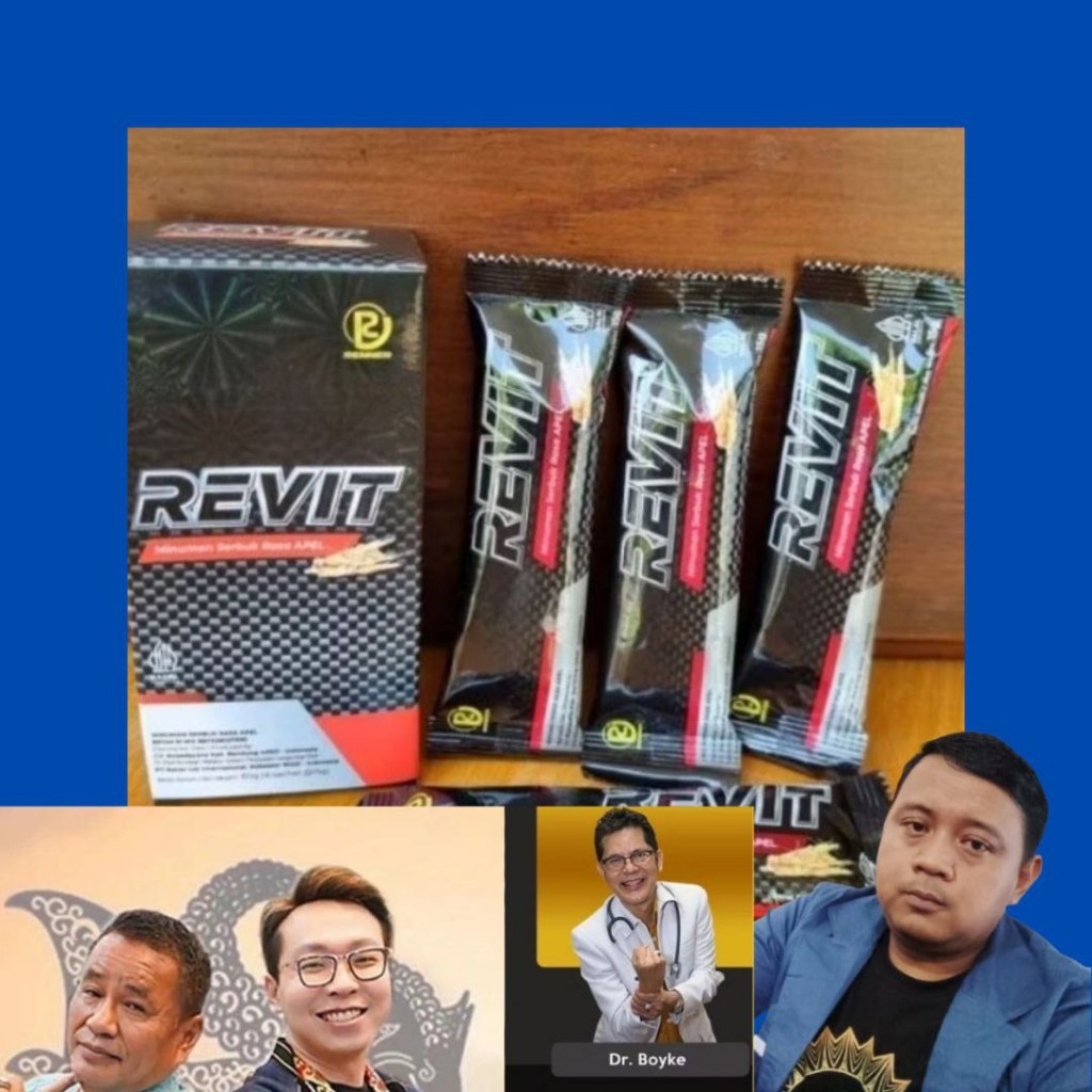 REVIT RENNER MINUMAN SERBUK  RASA APEL PLUS GINSENG