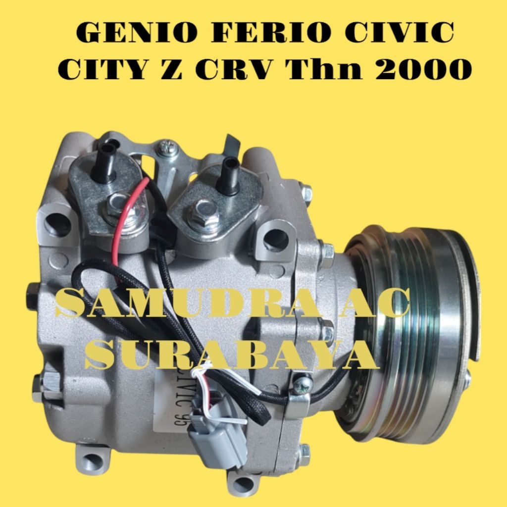 Compresor Kompresor Ac Mobil Honda Genio Civic Ferio City Z Crv  Lama Tahun 2000
