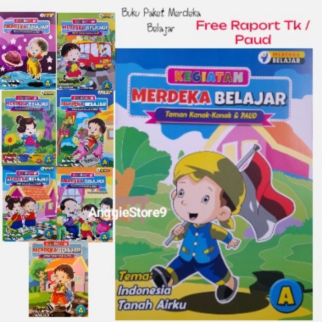 BUKU PAKET MERDEKA BELAJAR TK DAN PAUD ( Free Raport )