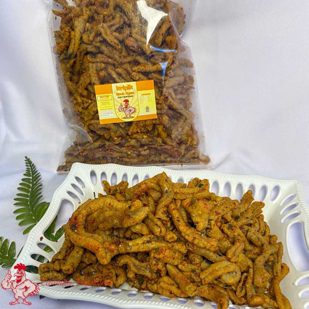 

Keripik Usus Ayam Daun Jeruk Pedas 250 gram Usus Crispy Flash Sale Best Saller Camilan Ringan Gurih