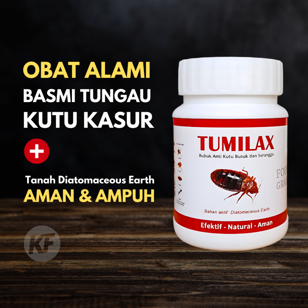 Obat Kutu Kasur Alami / Pembasmi Kutu Kasur Tungau Kutu Busuk Tanah Diatomaceous Earth