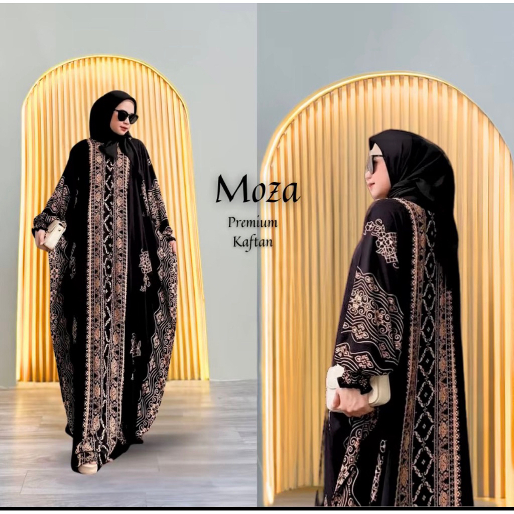 kaftan moza kaftan rayon premium homedress kaftan busui
