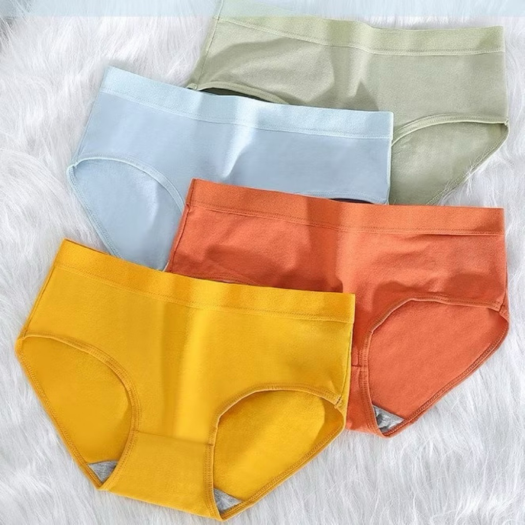 [ TERMURAH ] CD / Celana dalam  wanita cewek ibu ibu  remaja bahan import CD008 motif korea polos lu