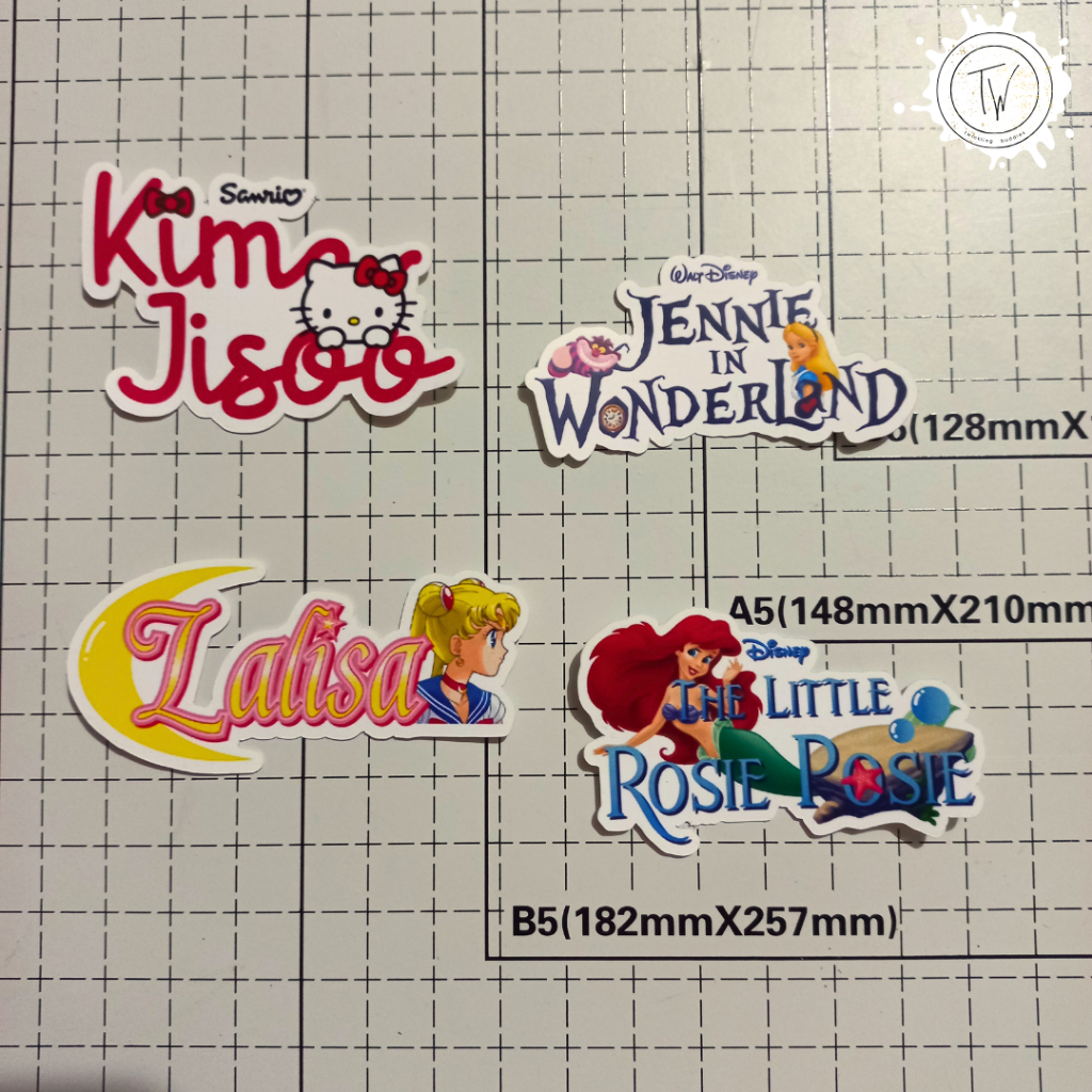 

MOVIE KPOP GIRL GROUP STICKERS by Twinkling Buddies