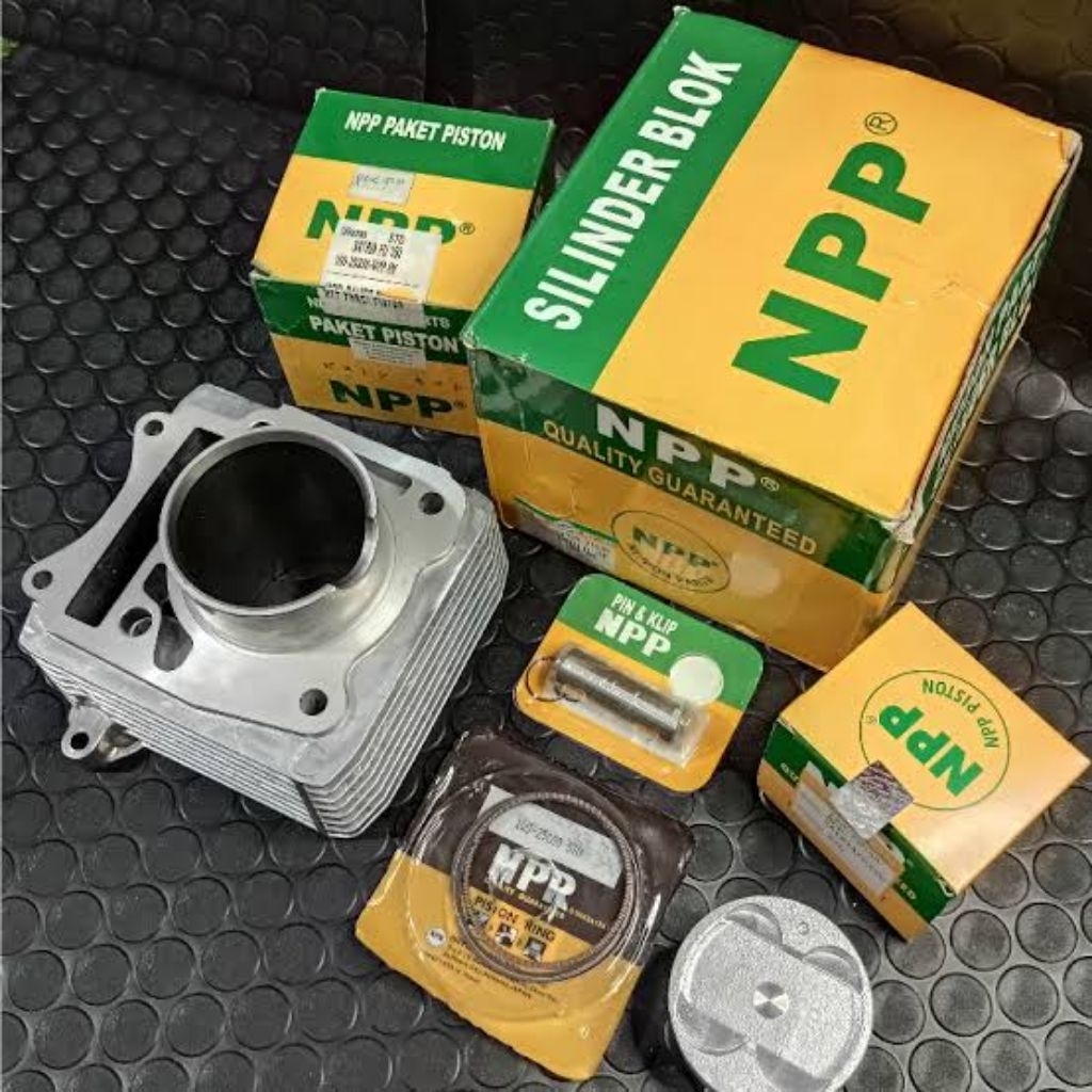 Blok Seher Kit plus Piston Ring Satria FU 150 NPP Original