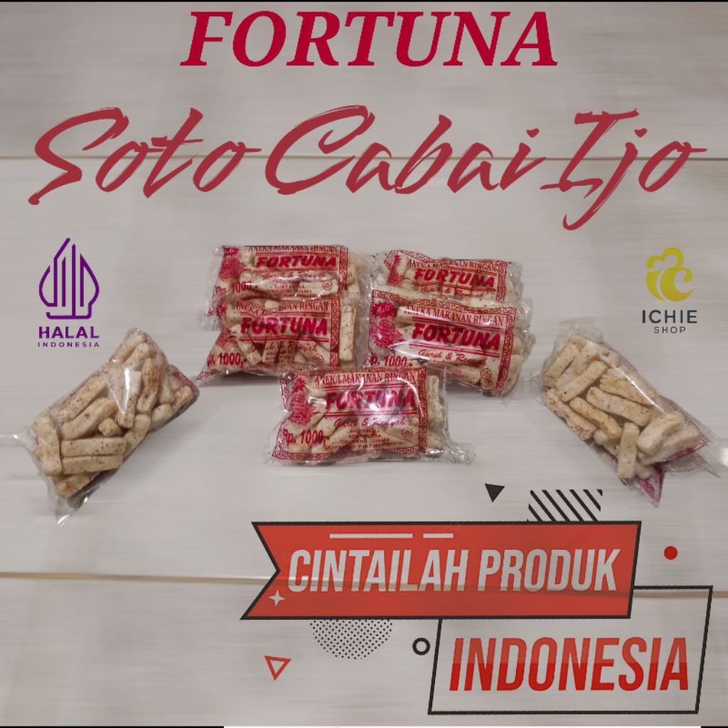 

Paket Usaha Kerupuk Fortuna Soto Kotak Cabe Ijo