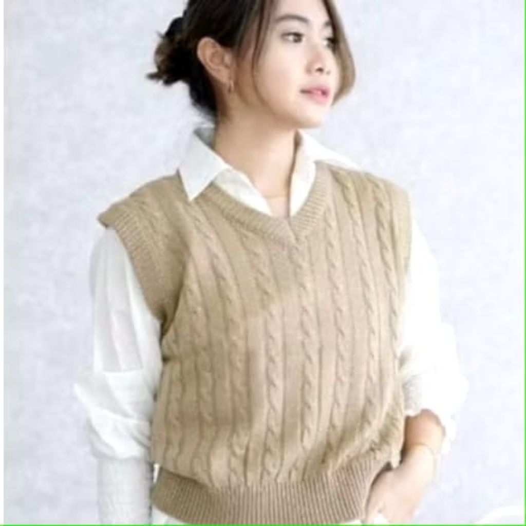 ROMPI CABLE / ROMPI RAJUT TEBAL PREMIUM 7GET /ROMPI KEPANG/VEST CABLE RAJUT/VEST KNIT