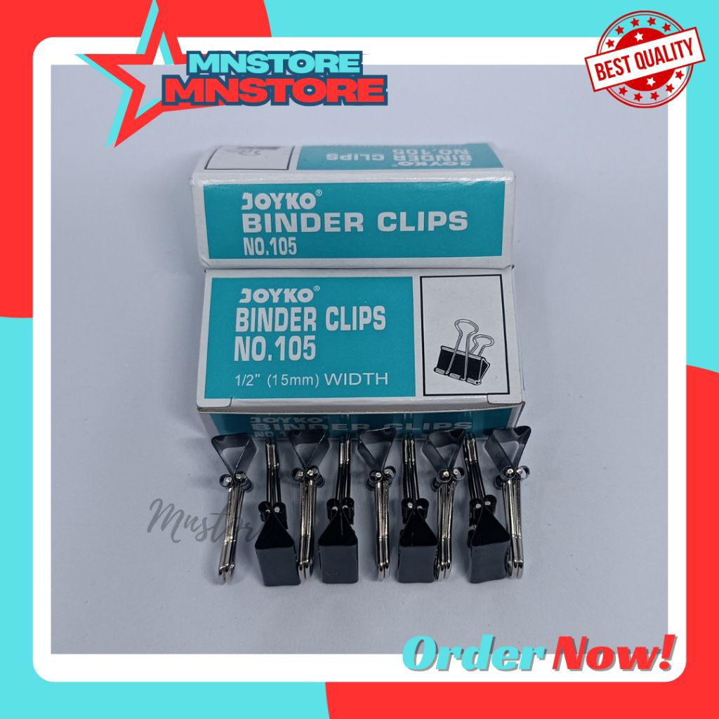 

JOYKO binder clip 105 klip penjepit kertas isi 12pcs