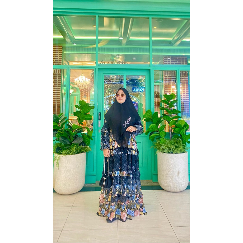 gamis khadijah set hijab syari