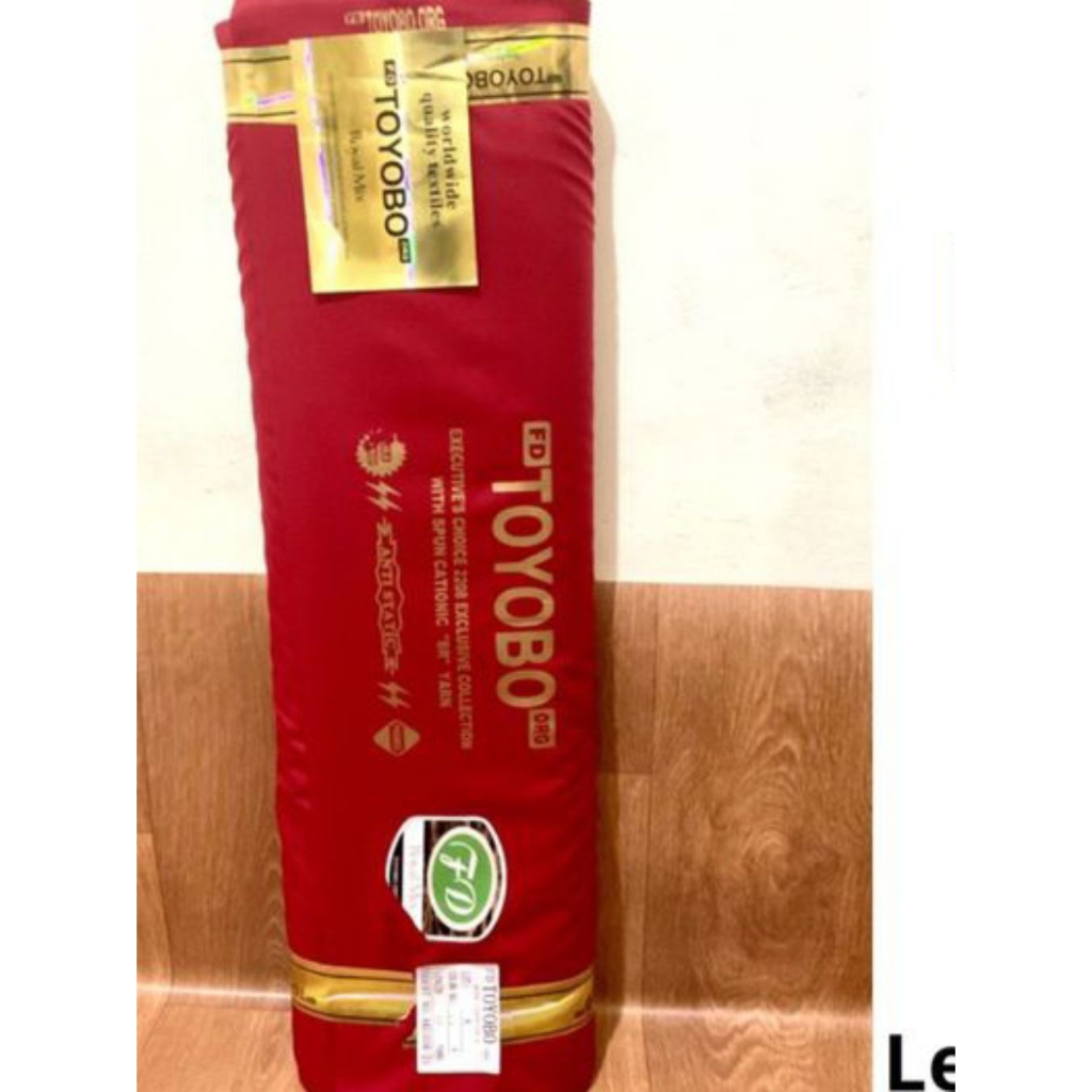 KAIN KATUN TOYOBO POLOS MERAH METERAN