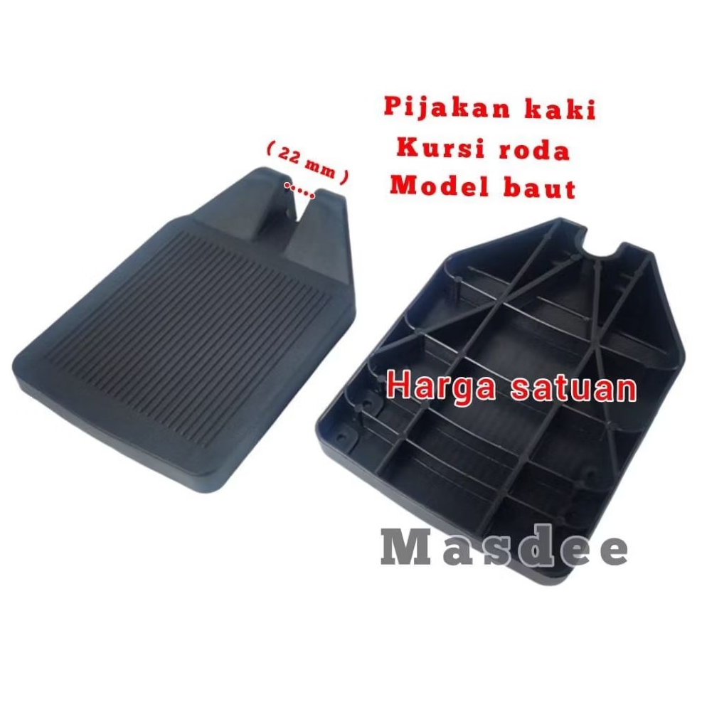 pijakan kaki kursi roda model baut,harga murah,sparepart kursi roda