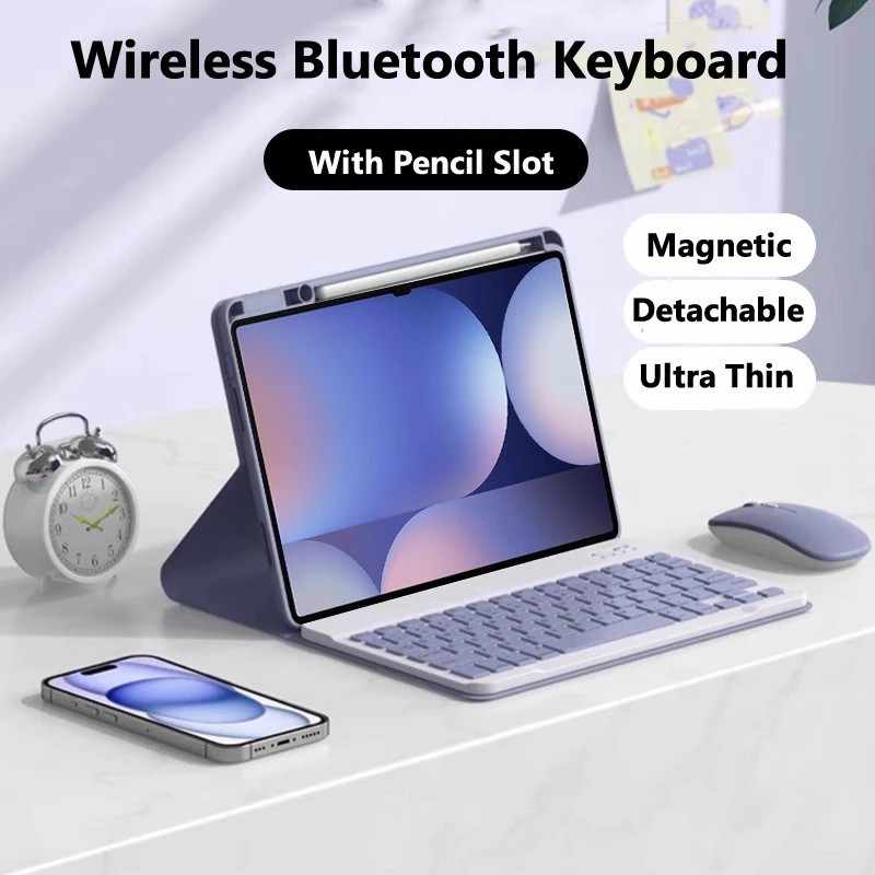 GLOBAL LION For Huawei Matepad 12 X Case With Keyboard Mouse Set Wireless Bluetooth Pen Holder Slot 