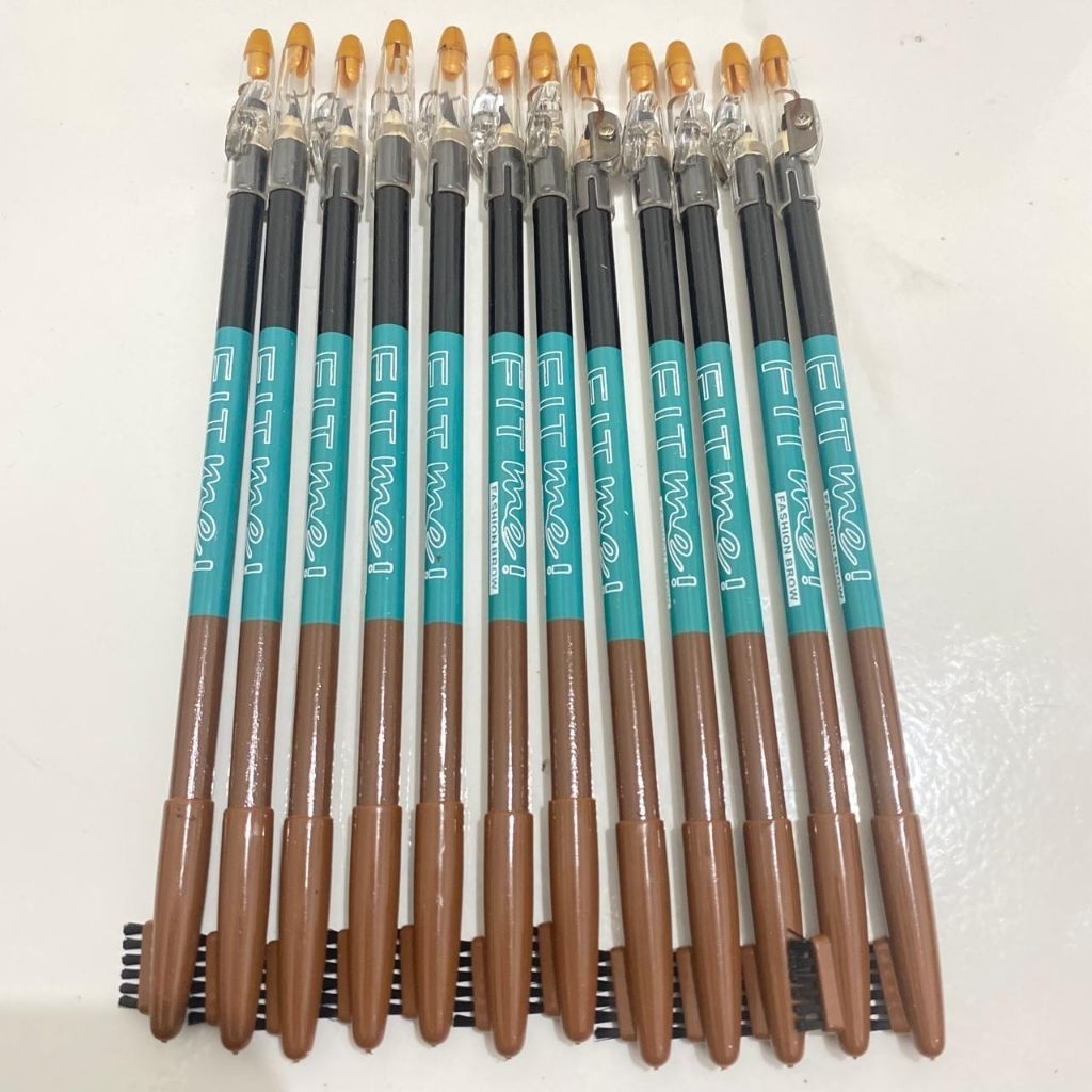 Pensil Alis Satuan Maybelline Fit Me 2in1 Warna Hitam & Coklat Bisa Cod